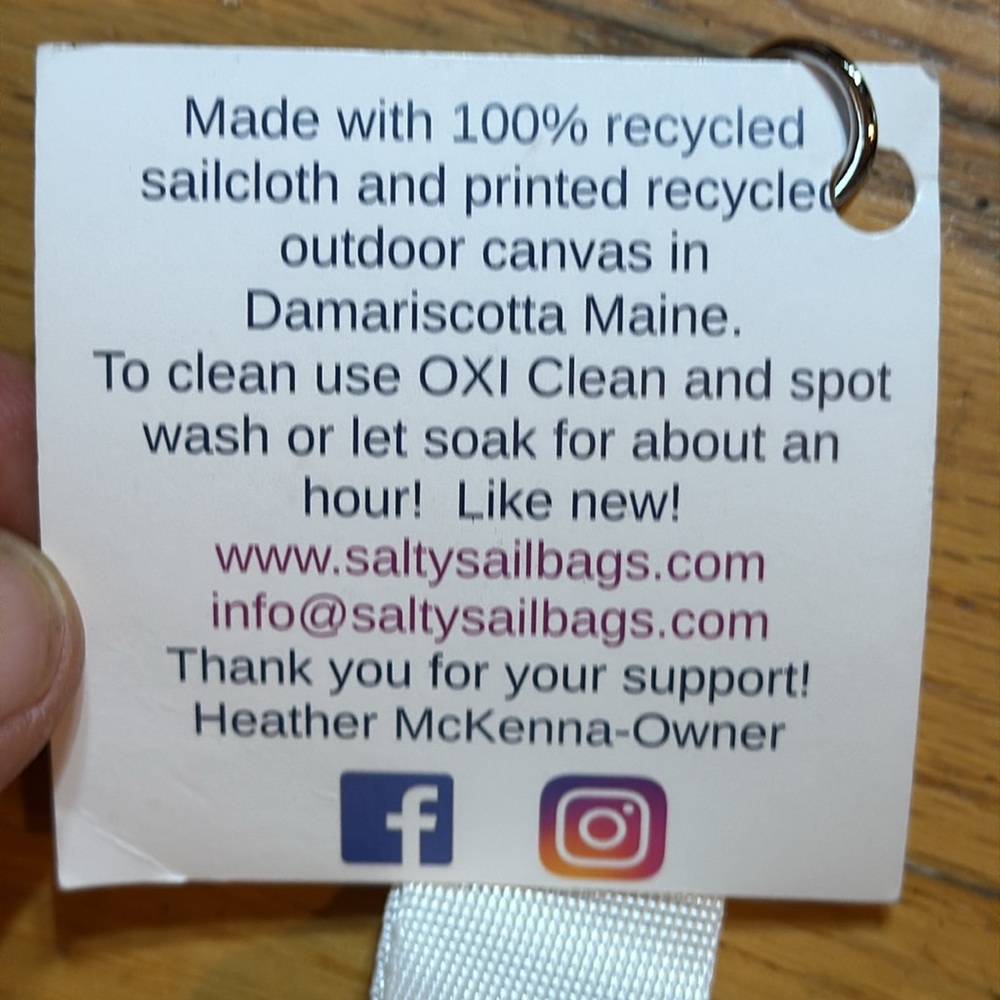 💗❄️AUTHENTIC BAGS MADE FROM SAILCLOTH - GNOMEMADS! - GIFT❄️💗 - Picture 4 of 13